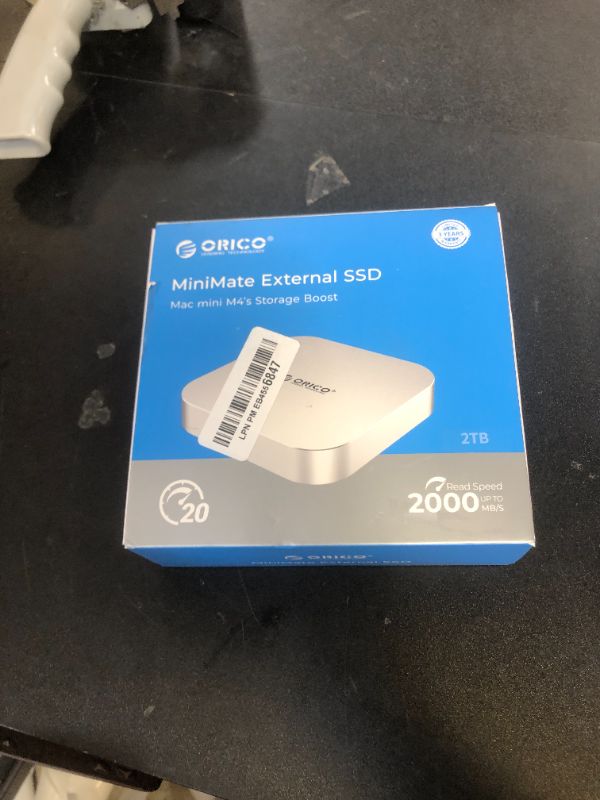 Photo 1 of ORICO Minimate 2TB External Solid State Drive USB-C 20Gbps - Compatible with Mac Mini M4, Windows - Portable NVMe SSD - M4