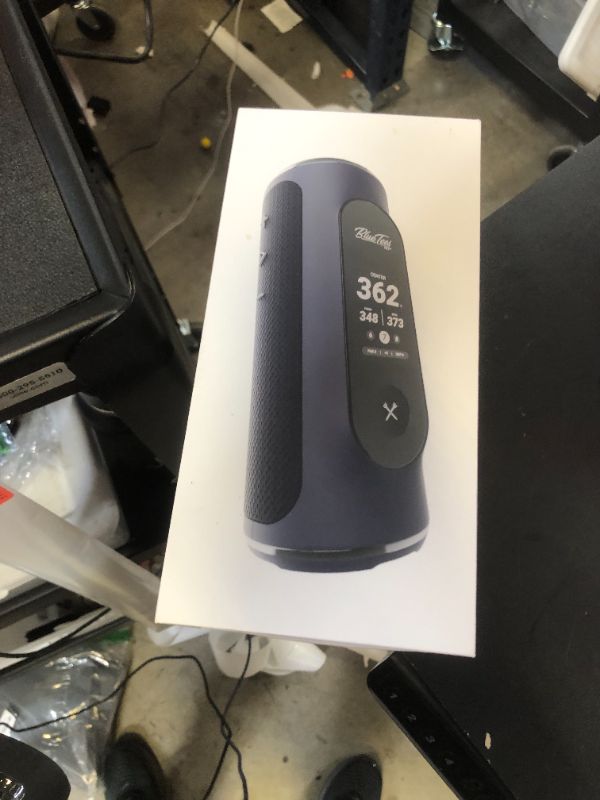 Photo 1 of Blue Tees Golf Player+ GPS Speaker with Touch Screen Display, 10+ Hours Battery, 40,000+ Courses, Visual + Audible Distance, Hazard Distance - IPX7 Waterproof (Navy)