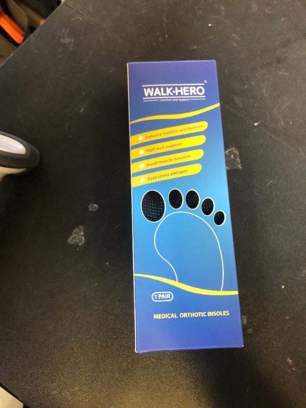Photo 1 of Plantar Fasciitis Insoles for Men Women - Orthotics Inserts, Shoe Insoles Arch Support Flat Feet Inserts Work Boot Insoles for Standing All Day (Mens 10-10 1/2 | Womens 12-12 1/2)