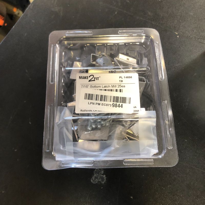 Photo 1 of Prime-Line PL 14656 Bottom Latch, 7/16 In., Mill (25 Pack)