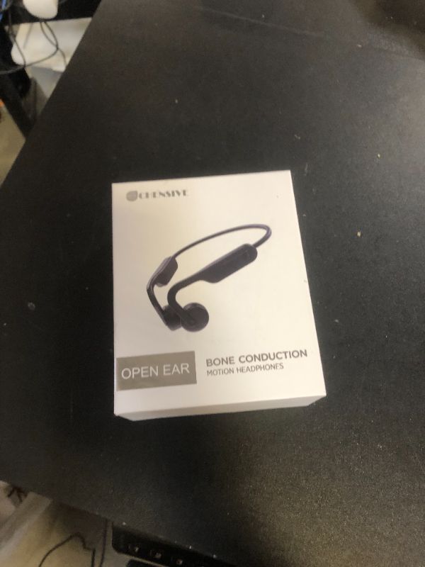 Photo 1 of CHENSIVE Bone Conduction Headphones Wireless Headphones Bluetooth 5.3 Open Ear Headphones 10H Playtime Sports Earphones with Mic, IPX6 Waterproof Headset for Running,Cycling, Hiking, Driving