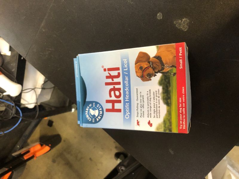 Photo 1 of HALTI Optifit Headcollar - To Stop Your Dog Pulling on the Leash. Adjustable, Reflective and Lightweight, with Padded Nose Band. Dog Training Anti-Pull Collar for Small Dogs (Size Small)