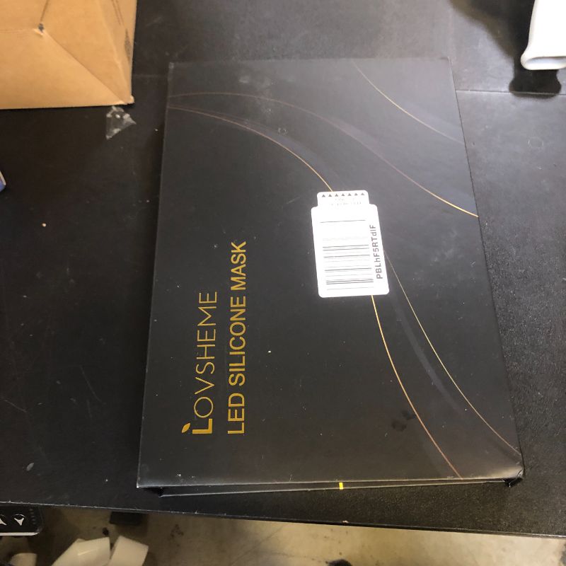 Photo 1 of Lovsheme Red Light Therapy for Face, Enhance LED Face Mask Light Therapy for Acne, Wrinkles & Skin Rejuvenation, 3 Light Modes & Timing Settings, Eye Protection, Portable LED Face Mask Home Skincare