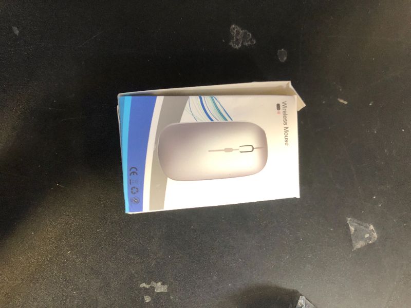 Photo 1 of WREANU Wireless Bluetooth Mouse Rechargeable Laptop Mice with LED Lights Silent Slim Use(BT5.2 and 2.4G Portable USB Receiver)Dual Mode Computer Mouse for Laptop/iPad/Tablet/Apple/Computer/Mac(Silver)