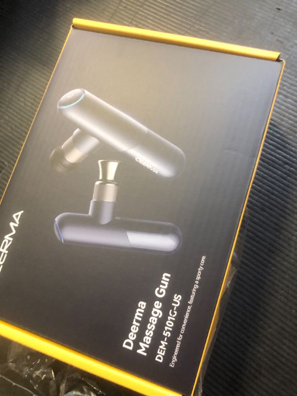 Photo 1 of Deerma Mini Massage Gun - Powerful Deep Tissue Massager for Neck, Back & Shoulder - Travel Size, Portable, Skin Friendly, Metal Percussion Massager