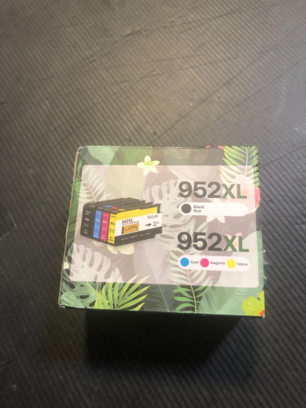 Photo 1 of Forzik Compatible 952XL Ink Cartridge Replacement for HP 952 952XL Ink Cartridges Combo Pack Work with OfficeJet Pro 7740 8710 8720 8210 8725 8740 Printer(4 Pack)