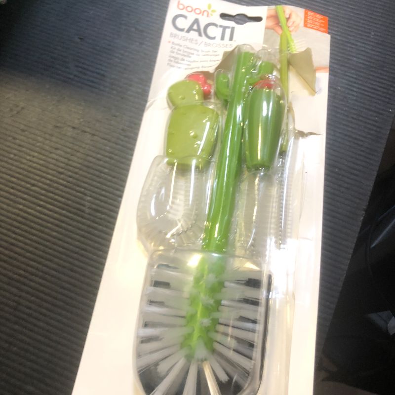 Photo 1 of Boon Cacti Replacement Baby Bottle Brushes - Includes Bottle Cleaner Brush, Straw Cleaner Brush, Nipple Brush and Detail Brush for Baby Bottles - Newborn Essentials - Sage - 4 Count