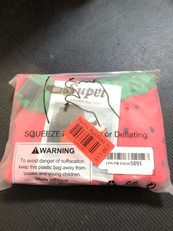 Photo 1 of Supet Inflatable Dog Cone Alternative After Surgery - Neck Donut Recovery E-Collar for Neuter - Soft Cone for Small Medium Large Dogs