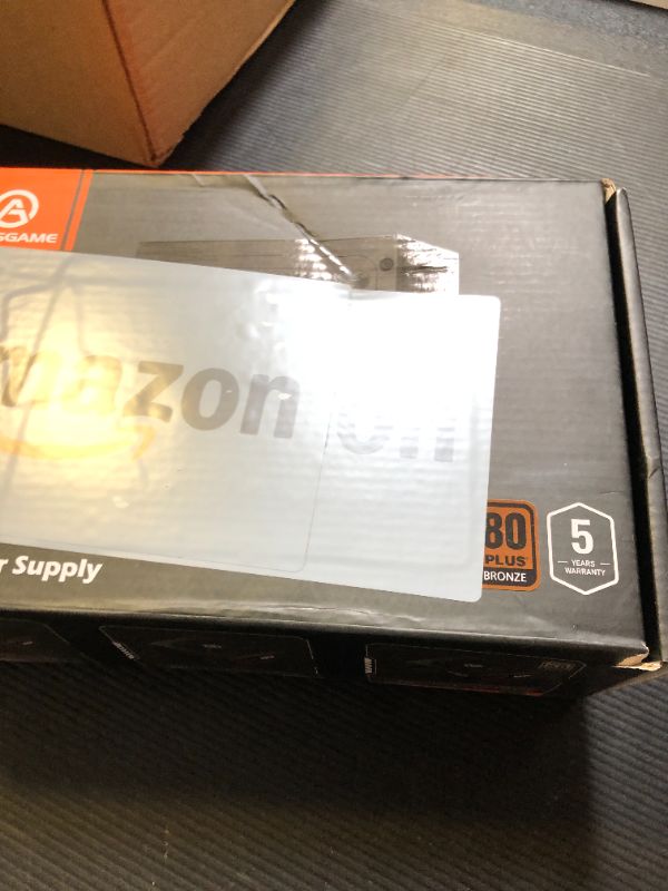 Photo 1 of ARESGAME Power Supply 650W, 80 Plus Bronze Certified, Non Modular PSU (AGV650)