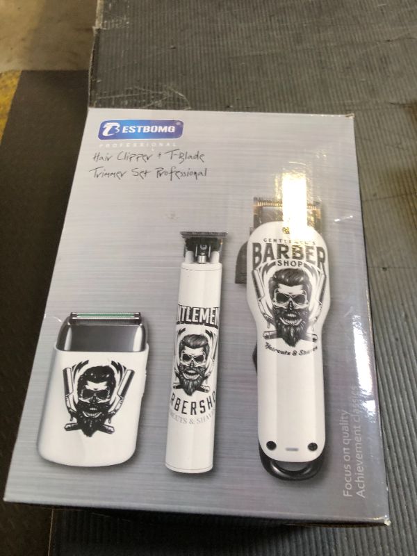 Photo 1 of BESTBOMG Hair Clippers for Men Professional, Beard Trimmer Kits & Sets, Electric Shavers, Hair Clippers & Trimmer Ceramic T-Blade, for Barber, for Gifts