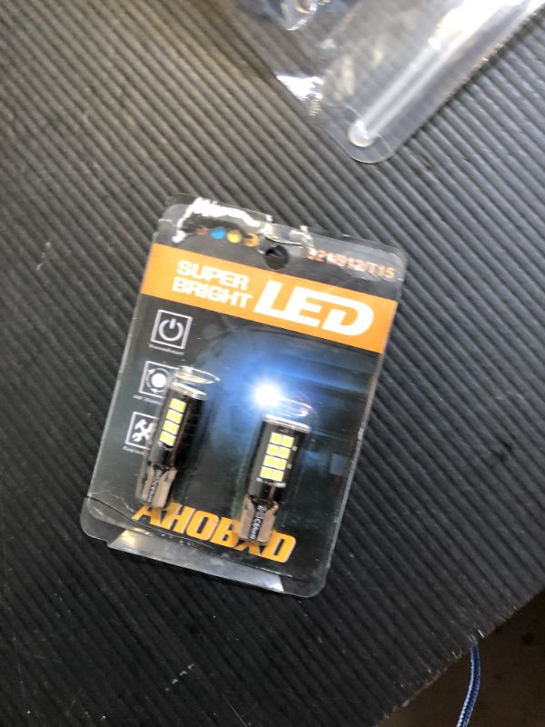 Photo 1 of AHOBXD 921 LED Bulb Reverse Light,921 912 906 W16W T15 LED Bulbs CANBUS Error Free,Non-polarity Upgraded 921 Bulbs and 6000K High Bright?Pack of 2?