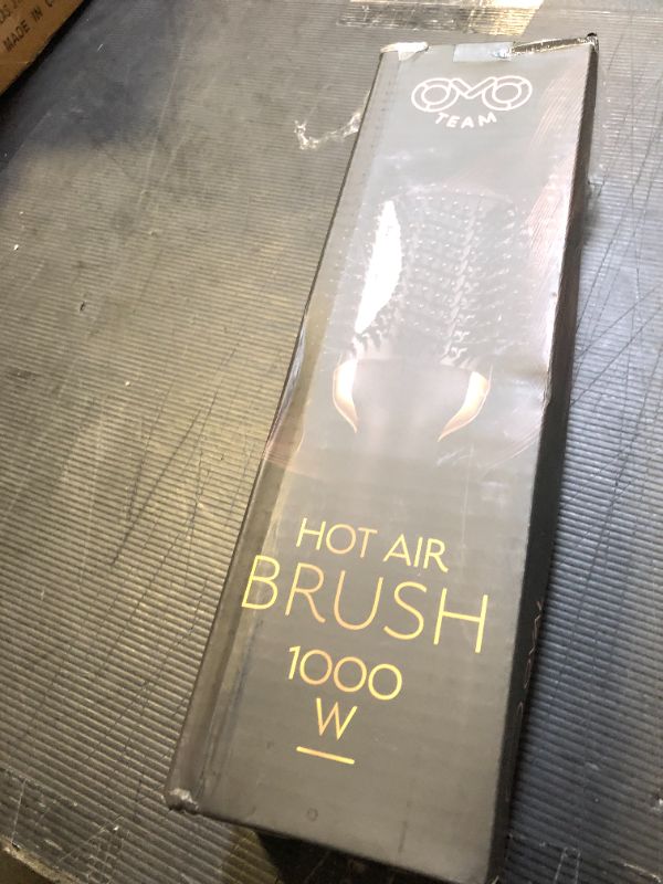 Photo 1 of Professional Blowout Hair Dryer Brush, Black Gold Dryer and Volumizer, Hot Air Brush for Women, 75MM Oval Shape (Black Gold)