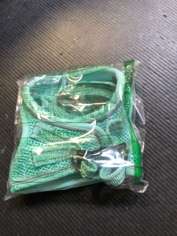 Photo 1 of Dog Harness with Leash Set, No Pull Adjustable Reflective Step-in Puppy Pet Vest Harnesses for Small Medium Large Dogs and Cats,Green XS