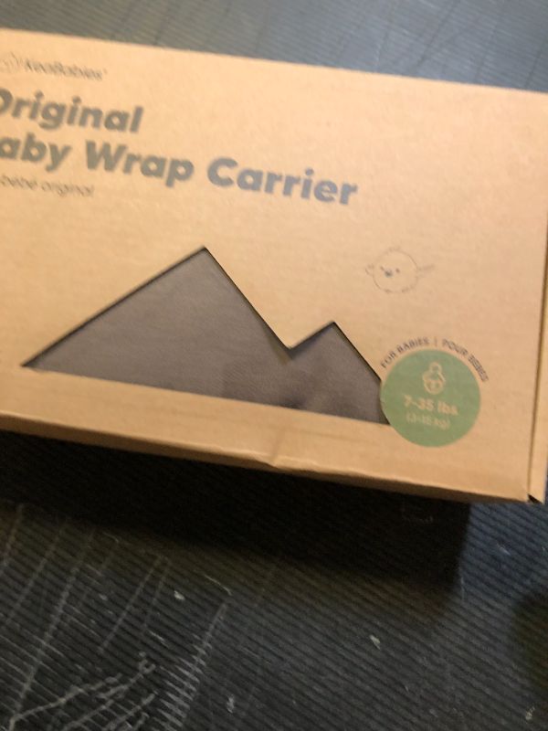 Photo 1 of KeaBabies Baby Wrap Carrier - All in 1 Original Baby Carrier Newborn to Toddler Sling, Easy to Wear, Hands Free Bonding, Lightweight, Breathable Infant Wraps (Saddle Brown)