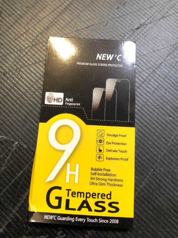 Photo 1 of NEW'C 3 Pack Designed for iPhone 11 and iPhone XR Screen Protector (6.1"), Tempered Glass, Case Friendly Anti Scratch Bubble Free Ultra Resistant