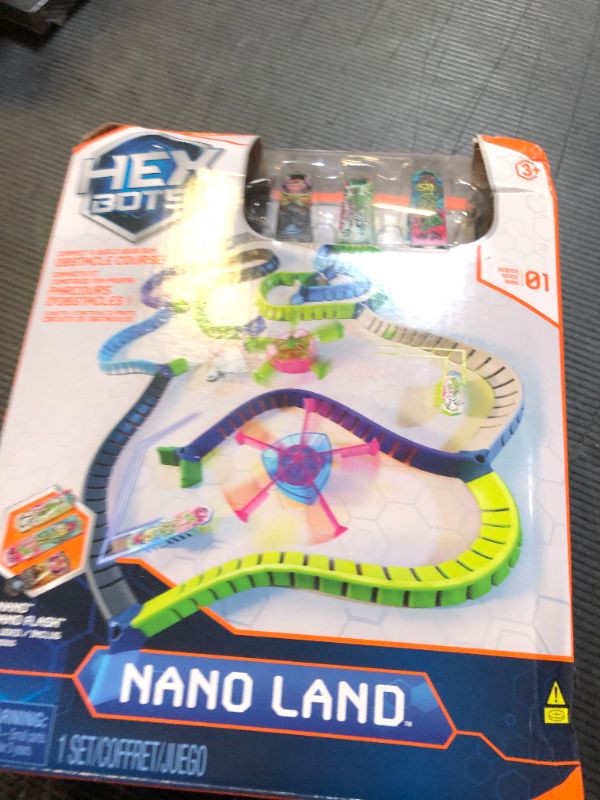 Photo 1 of HEX BOTS Nano Land, Sensory Toys for Kids & Cats with Over 40 Pieces & 3 Nano Bots, Toy Playsets & Mini Robot Toy for Kids Ages 3 & Up, Batteries Included