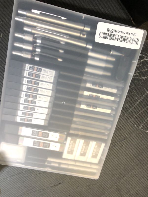 Photo 1 of Nicpro 35PCS Art Mechanical Pencil Set, 3 PCS Metal Drafting Pencil 0.5 mm & 0.7 mm & 0.9 mm & 3 PCS 2mm Lead Holder (6B 4B 2B HB 2H 4H Colors) For Sketching Drawing With 20 Tube Lead Refills Case