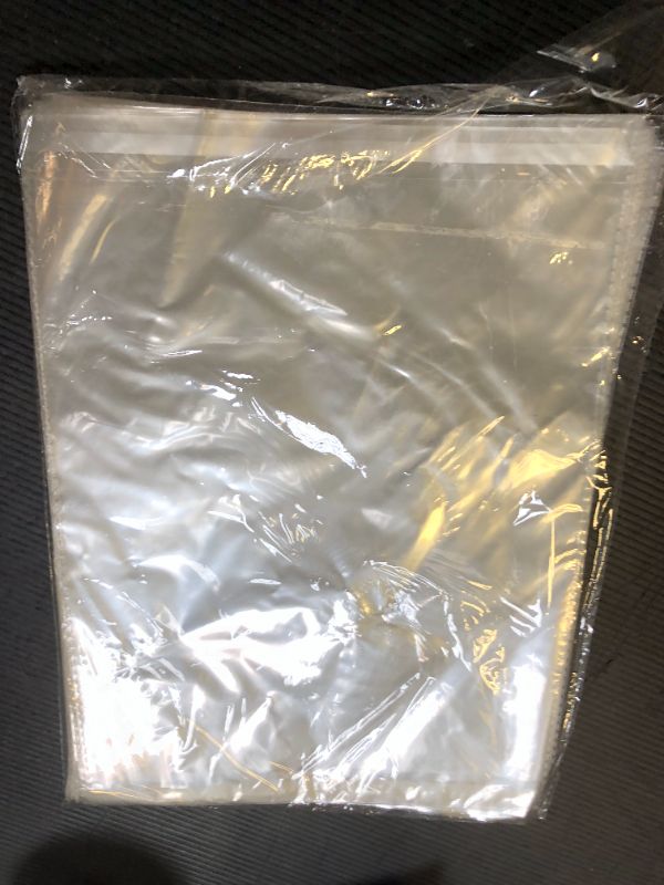 Photo 1 of 100 Pieces (9x12 Inch) Clear Plastic Bags for Packaging, Clothing & T-Shirts Strong Packing Self Adhesive Cellophane Bag