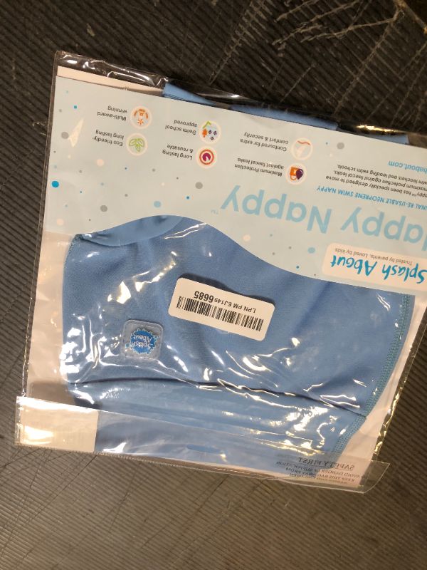 Photo 1 of Splash About Happy Nappy Reusable Swim Diaper, Cashmere Blue, 12-24 Months