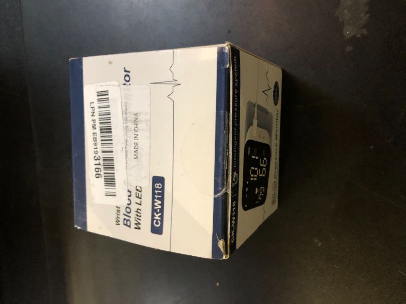 Photo 1 of Digital Wrist Blood Pressure Monitor