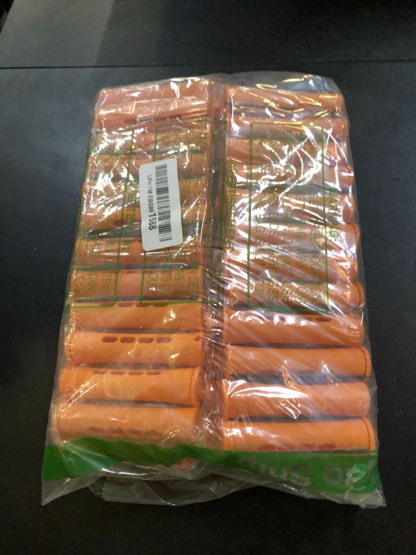 Photo 1 of WILLBOND 60 Pcs Perm Rods for Long Hair Plastic Curl Rods Cold Wave Irons Curling Roller for Hair Styling Hairdressing Tools (0.87 Inch, Orange)