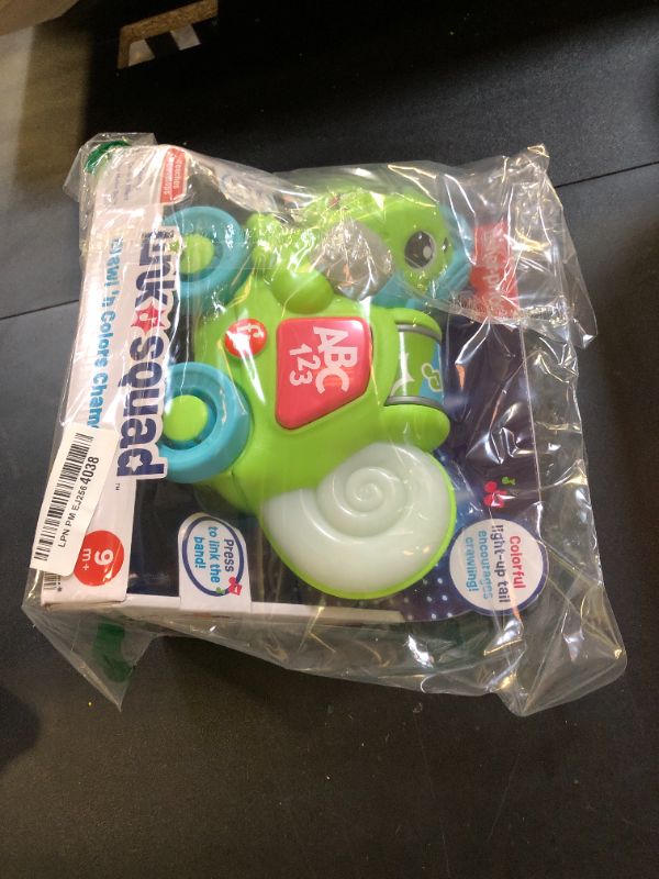 Photo 1 of Fisher-Price Baby Learning Toy Link Squad Crawl ‘n Colors Chameleon with Music & Lights for Ages 9+ Months, Compatible Only with Link Squad Items