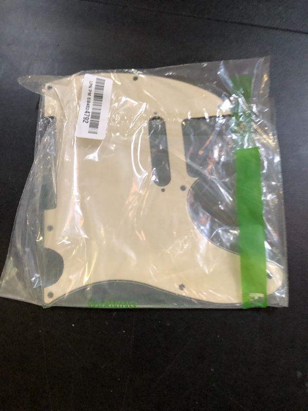 Photo 1 of KAISH 8 Hole Tele Style Guitar Pickguard TL Pick Guard with Pickup Mounting Screw Holes for Tele/Telecaster Aged White 3 Ply