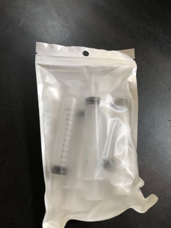 Photo 1 of Wisdom Teeth Syringe, 5 Pack Irrigation Dental Syringes with Measure Scale & Curved Tip for Dental Care Liquid Oral Tonsil Stone
