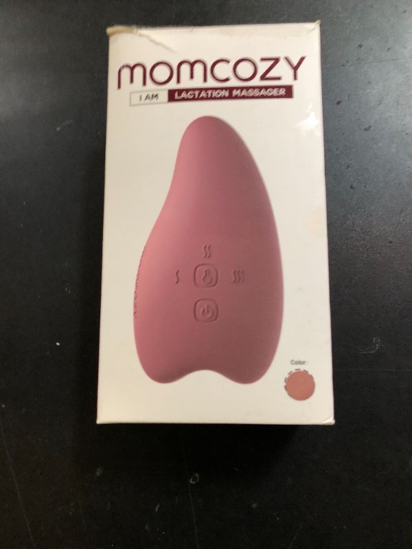 Photo 1 of Momcozy Warming Lactation Massager 2-in-1, Soft Breast Massager for Breastfeeding, Heat + Vibration Adjustable for Clogged Ducts, Improve Milk Flow, Engorgement