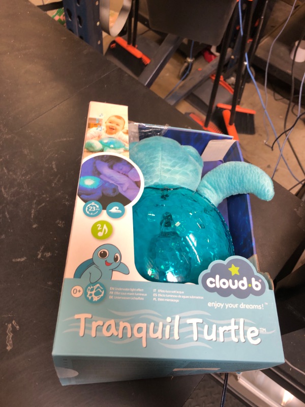 Photo 1 of Cloud b Ocean Projector Nightlight with White Noise Soothing Sounds | Adjustable Settings and Auto-Shutoff | Tranquil Turtle - Aqua