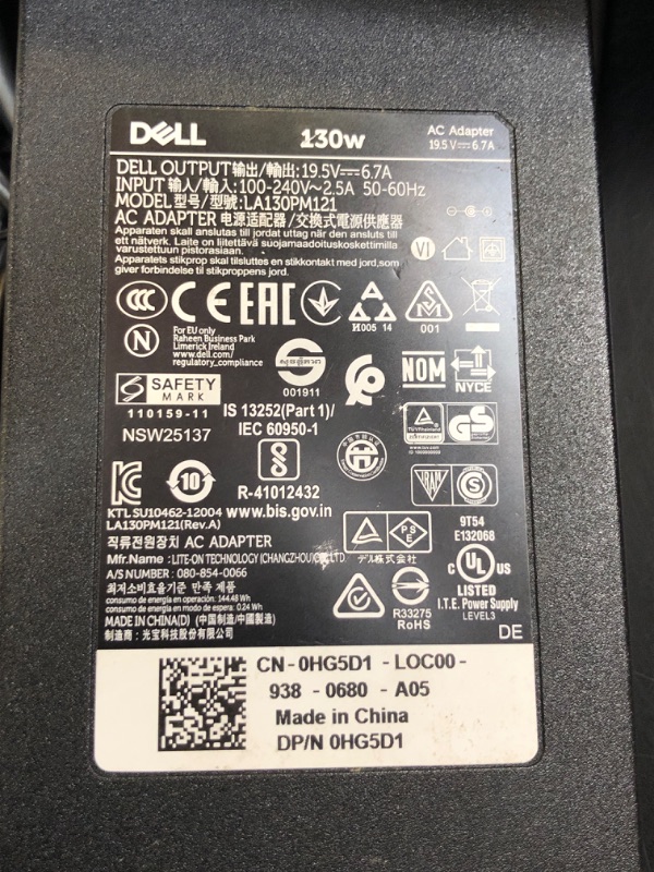 Photo 1 of Dell Thunderbolt Dock- WD19TBS 130w Power Delivery
