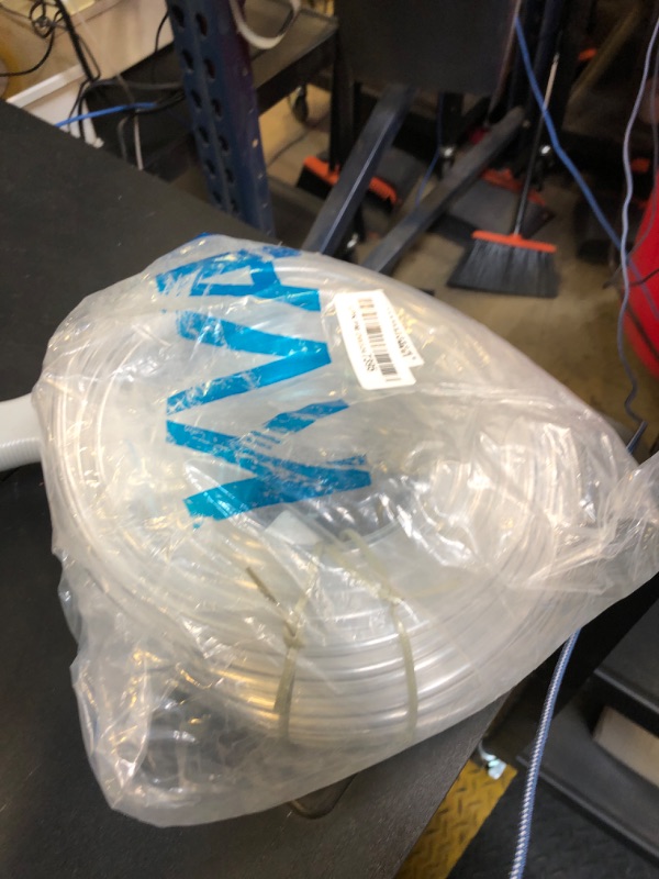 Photo 1 of Generic Clear Flexible PVC Vinyl Tubing 1/4-Inch ID x 3/8-Inch OD x 100-ft Length, VF-250-UV100-BPA