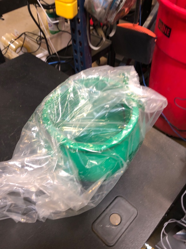 Photo 1 of GIFTEXPRESS 8" Green Cauldron Kettle for St Patrick Day, Mardi Gras, Halloween, Pot of Gold Pot, Lucky Leprechaun Kettle, Plastic Cauldron