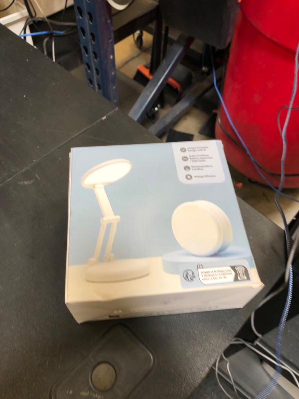 Photo 1 of Battery Operated Mini Lamp Foldable & Potable, 8 Brightness Rechargeable Portable Wireless Lamp, Dimmable, Cute Desk Light