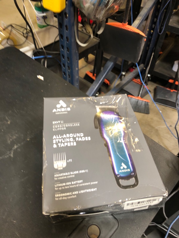 Photo 1 of Andis Limited Edition Galaxy Envy Li Cordless Clipper - Rechargeable Hair Clipper & Trimmer - Adjustable Blade Clipper, Close Cutting Zero Gapped