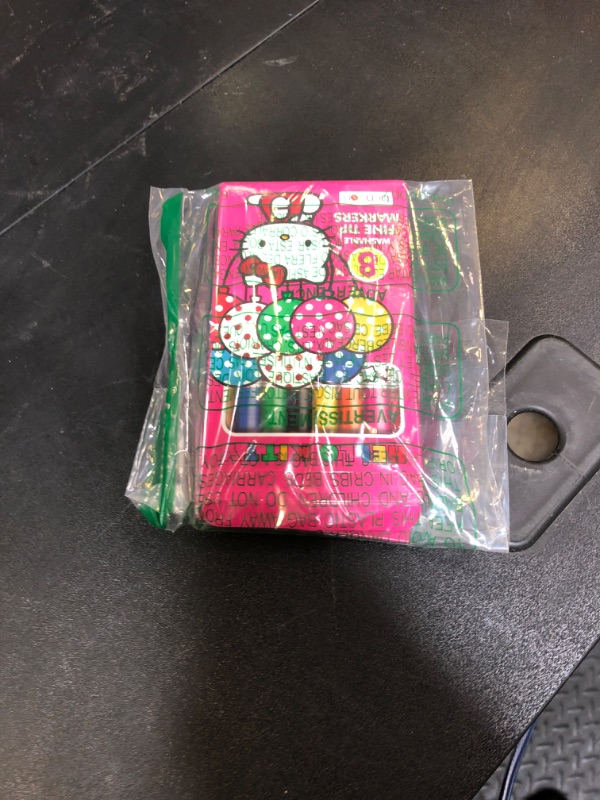 Photo 1 of Bendon Hello Kitty Washable Fine Tip Markers (8-Count) Coloring & Art Supply, Multicolor