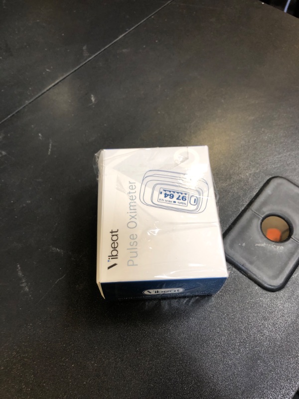Photo 1 of Vibeat Fingertip Pulse Oximeter, Blood Oxygen Saturation Monitor| O2 Meter, Portable SPO2 & Pulse Rate Monitor, Batteries and Lanyard Included
