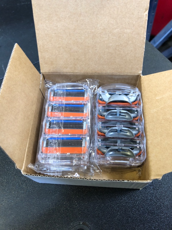Photo 1 of 5-Bladed Razor, a More Comfortable Shave for Men, Orange New Version