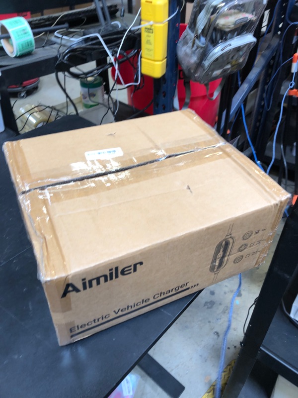 Photo 1 of AIMILER Level 2 Tesla Charger(Wireless WiFi APP), 240V, 32 Amp, NEMA 14-50 Plug, 25ft Cord - Portable/Home NACS Connector Electric Car(EV) Charger for Tesla - Compatible with Tesla Model X/Y/3/S