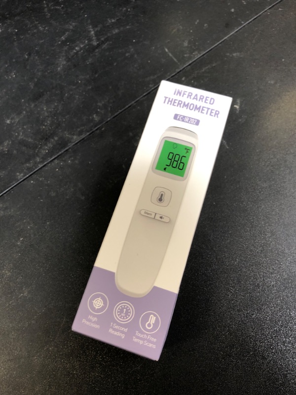 Photo 1 of No-Touch Thermometer for Adults and Kids, Accurate Digital Baby Thermometer, FSA HSA Eligible, Fever Alarm & Silent Mode, 2 in 1 Forehead & Object Mode