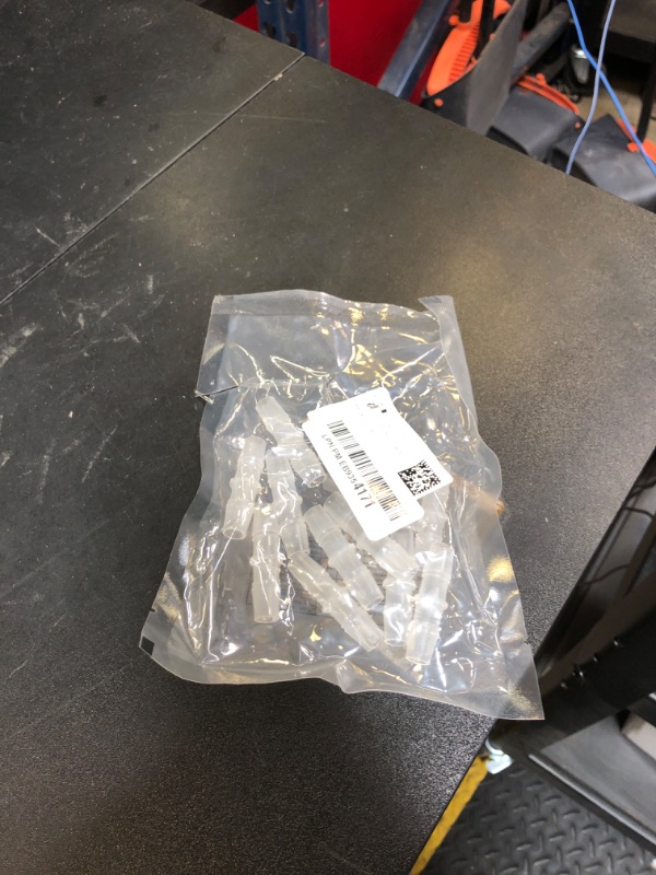 Photo 1 of 12Pcs 3/8" x 3/8" Plastic Hose Barb Fitting,Equal Barbed Hose Pipe Fitting Connector Adapter Union Splice for Air Gas Water Liquid Fuel Line Catheter Tube Pump Adapters
