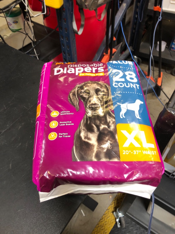 Photo 1 of Inspire Pet Care Dog Diapers Female Dogs | Bulk Value Doggie Incontinence, Accidents, for Heat, Pee or Period and Housebreaking (X-Large (28 Count))