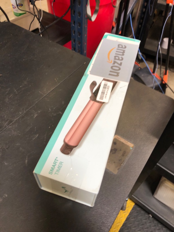 Photo 1 of Prastiny Smart Timer Hair Curler Iron 1.25inch Ceramic Coating Large Barrel Hair Curling Wand with LCD Display and Foldaway Safety Stand Dual Voltage for Travel Medium and Long Hair