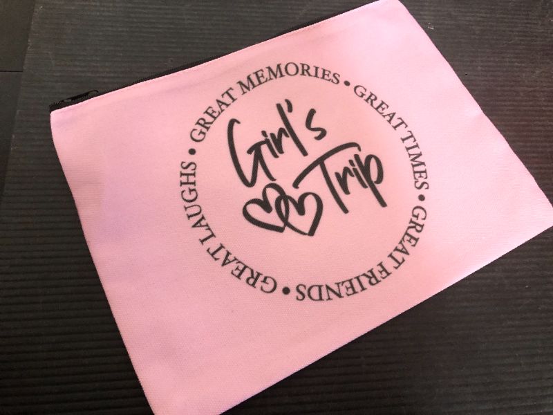 Photo 1 of Reginary Girls Trip Gifts Makeup Bag 