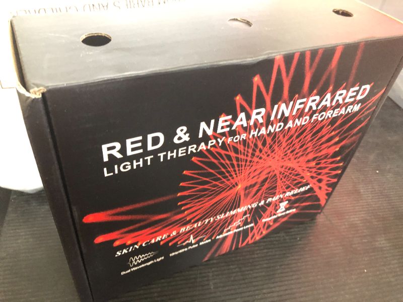 Photo 1 of Red-Light-Therapy-for-Hands,Red Light Therapy for Finger Wrist,Near Infrared Light Therapy & Red Light Therapy for Body,Dual Wavelength 150 LEDs for Hands Pain Relief(16.5IN*7IN)