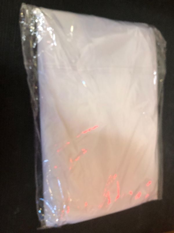 Photo 1 of  White Round Tablecloth 120 Inch Round Table Cloth, Wrinkle Resistant and Washable Tablecloth Polyester Fabric Table Cloth Round Cover for Dining Wedding Banquet Party