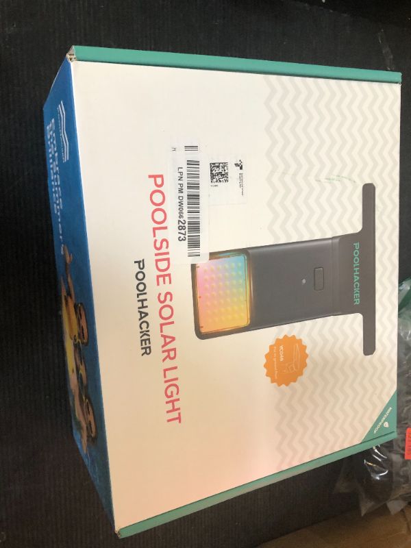 Photo 1 of POOLHACKER Solar Pool Lights Only for Inground Pool, 10-Color 4-Mode Light Sensing LED, Underwater Swimming Lighting with Timer Off, Submersible Pool Lights with Remote, Waterproof Design, 1 Pack