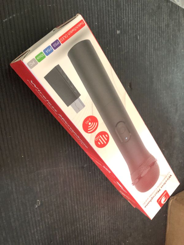 Photo 1 of HONCAM USB Wireless Microphones UHF Metal Handheld Dynamic Mic with USB Receiver for PC Computer, Laptop,Gaming, Singing Practice .Compatible with Xbox Series X/S, PS5, Switch OLED, NS Switch, Wii