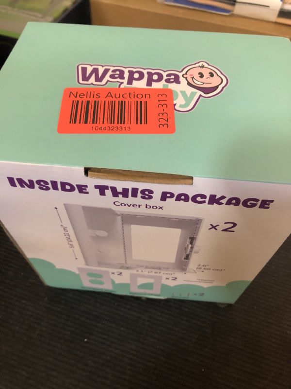 Photo 1 of Baby Safety Outlet Cover Box (2 Pack) Double Lock for Much Better Toddler Proofing, Easier Operation, Simple 3 Step Install with Included Screws. Provides Extra Space Inside for Plugs (2 Pack, White)