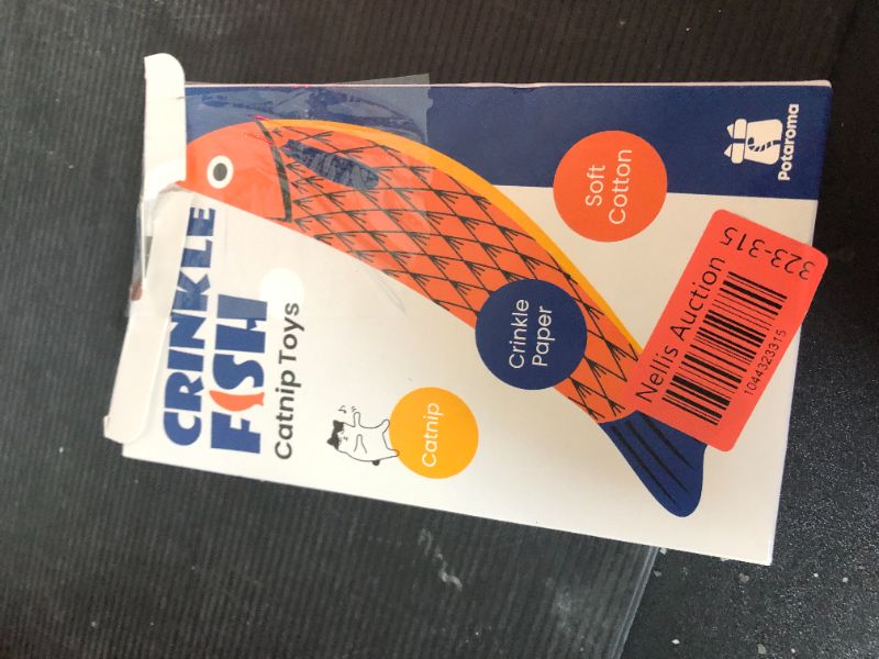 Photo 1 of Potaroma Cat Toys Saury Fish, 3 Pack, Catnip Crinkle Sound, Soft and Durable, Interactive Kitten Kicker for Indoor Kitty Exercise 9.4 Inches for All Breeds